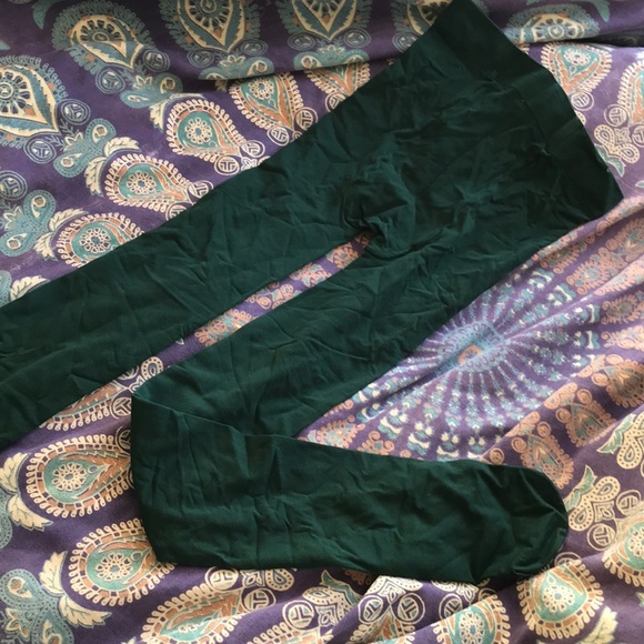 Other - Green nylon tights